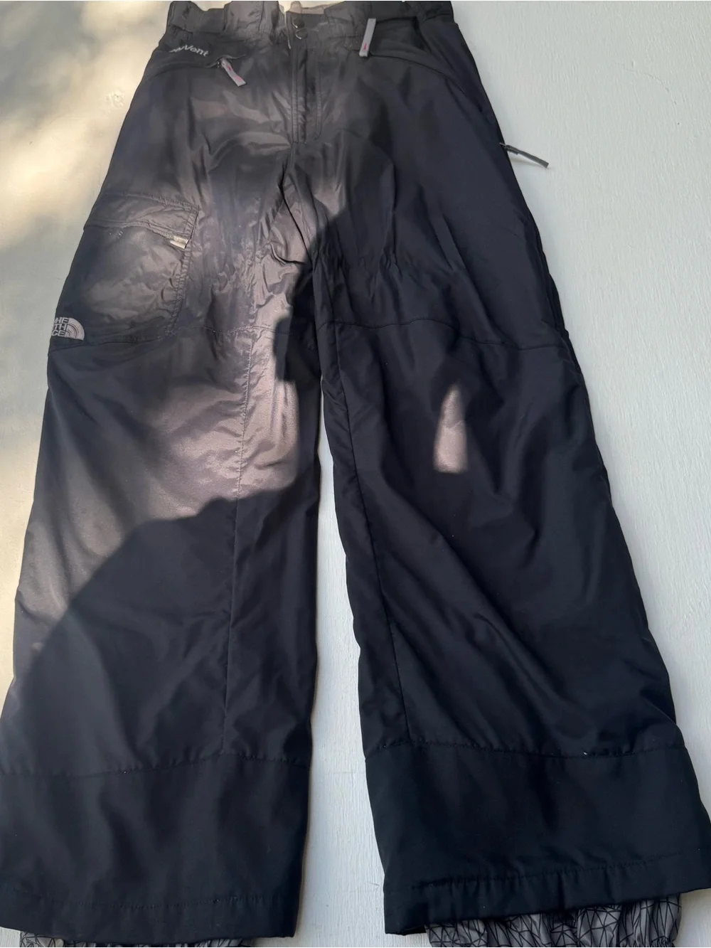 The North Face Pants Men's M HyVent Ski Snowboard Black Waterproof Insulated